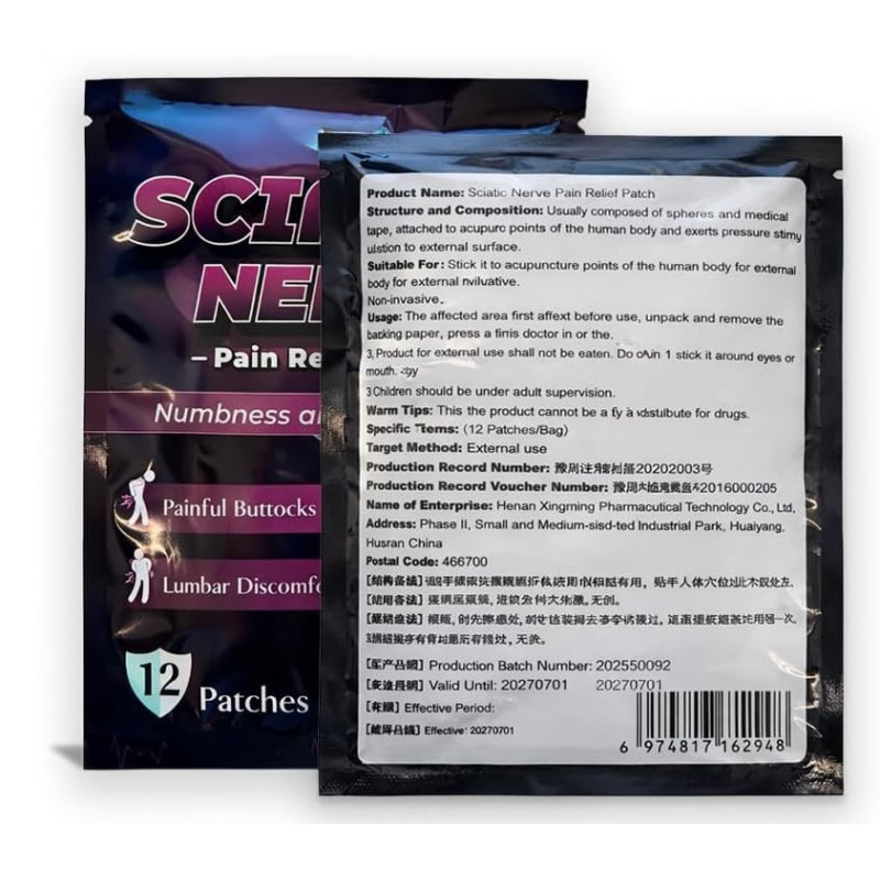 Parche PRP Antiálgico-antiinflamatorio (12 uds)